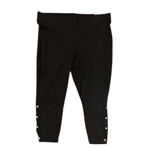 Torrid Black Plus Size Leggings with Square Studs